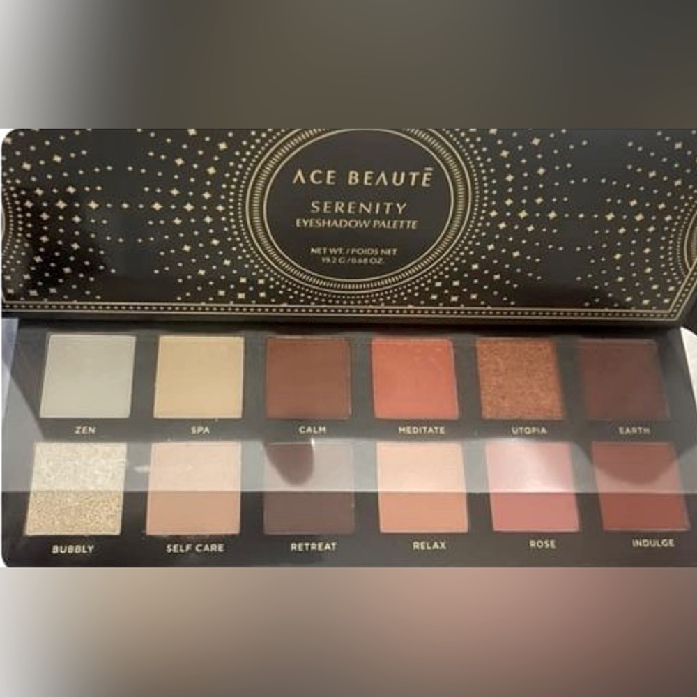 Ace Beaute Serenity Eyeshadow Palette - Earthy Tones New